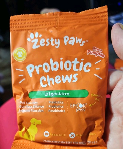 Zesty Paws Probiotic Chews Digestion 3 x 10 Chews
