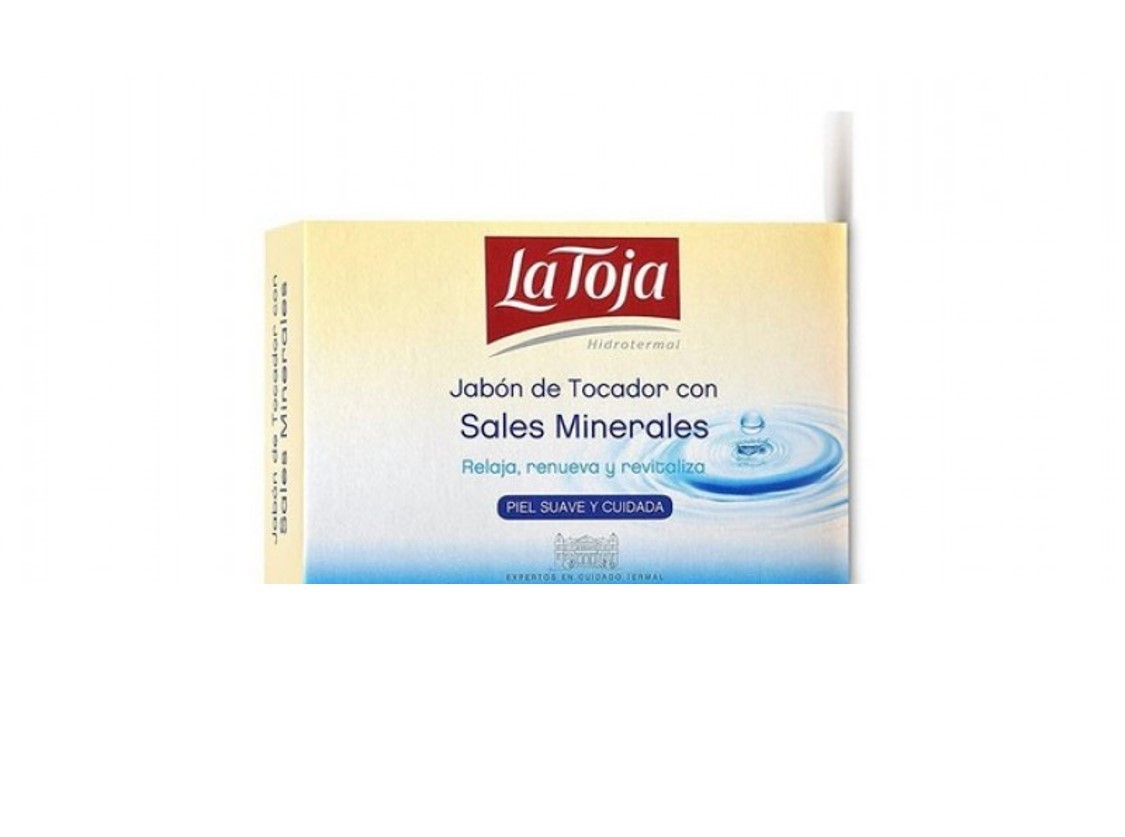 LA TOJA Hydrothermal Towel Soap Bar Mineral Salts 125G Spain