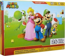 Nintendo Super Mario Advent Calendar Holiday by JAKKS Pacific, 24 Days of