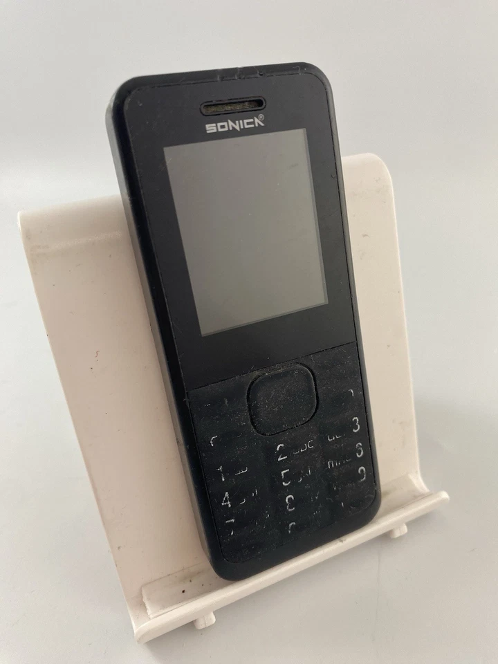 Sonica 105 Black Unlocked 1.8" Bar Phone Dual SIM FM Radio Torch GSM Mobile #C06 - Image 4 of 4