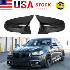 M5 Style Carbon Look Mirror Cover Caps For BMW LCI F10 F11 F06 F12 F01 2013-2016