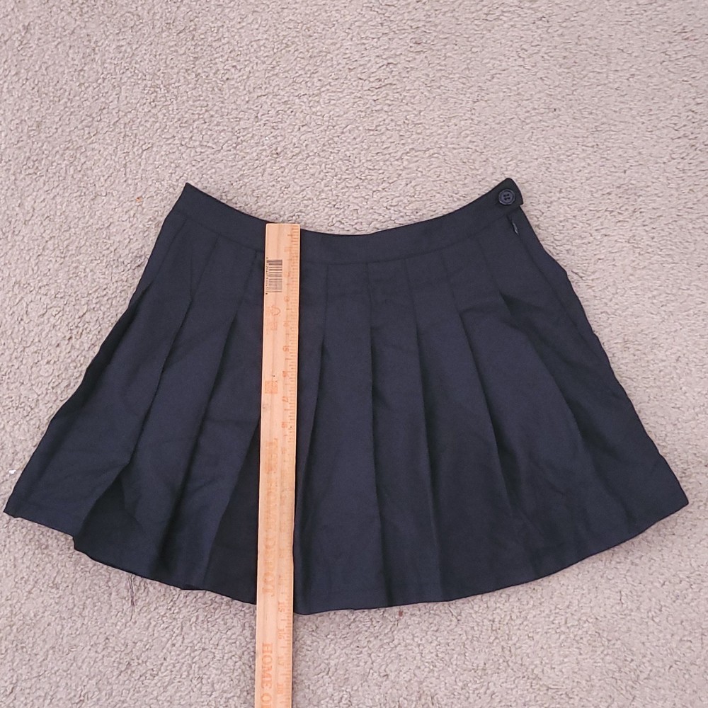 Forever 21 Black Pleated Tennis Skirt Y2K Preppy Style Size M