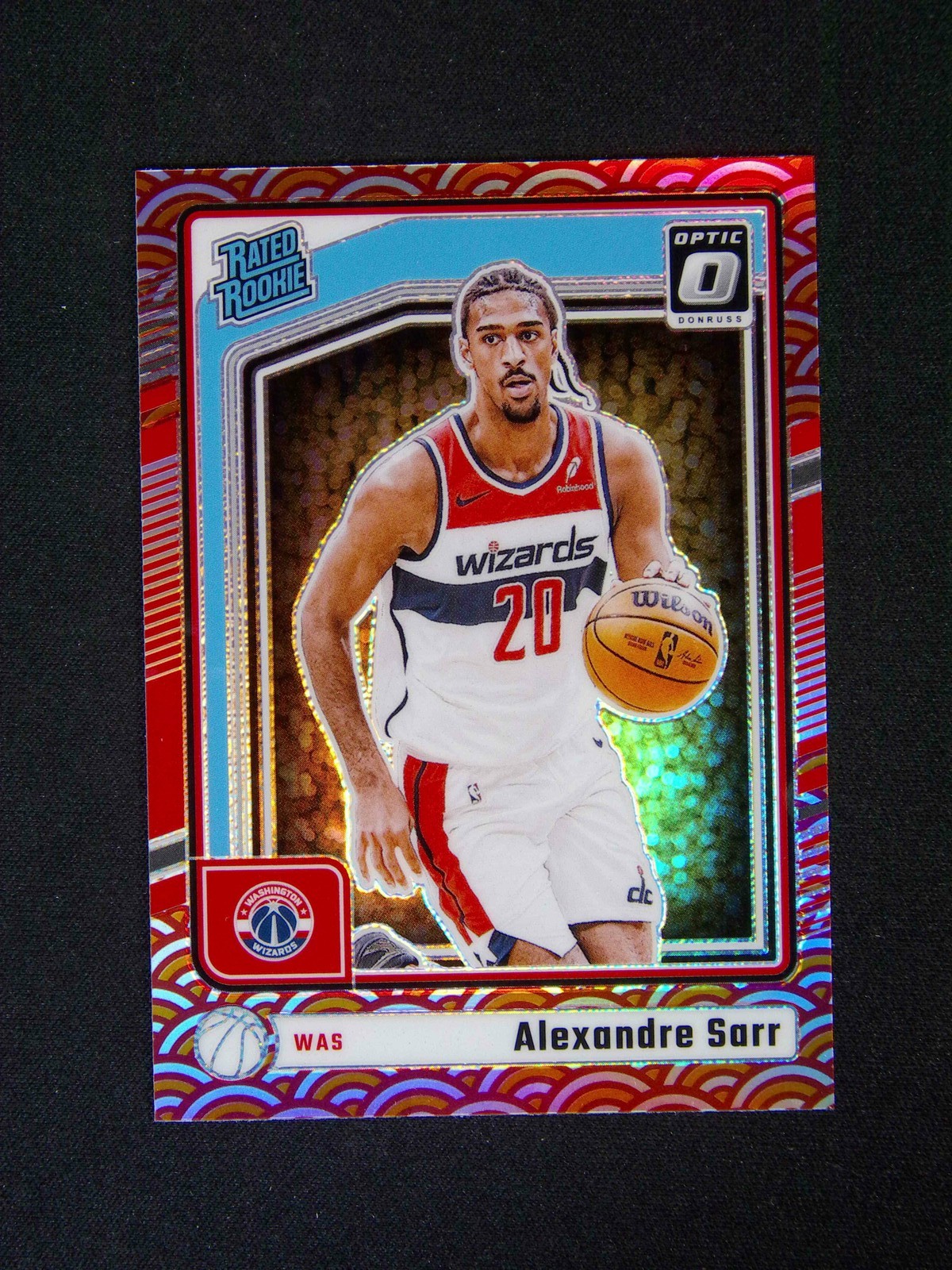 2024-25 Panini Donruss Optic Alexandre Sarr #276 RC Photon Rated Rookie