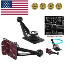 2 Pack 17mm Ball Sticky Mount Holder for Garmin Nuvi GPS Car Phone Wireless C...