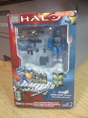 Halo 97043 Mega Bloks Versus: Snowbound Weapons Pack II New in Package