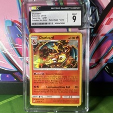 Carta Pokemon Charizard 14/181 Cracked Ice Team Up Fiamma Implacabile CGC 9 MINT