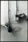 hands on wall, unusual, strange, ,  Vintage fine art Photograph, 1960's