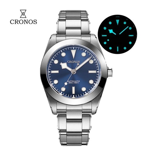 CRONOS L6025/26 BB39 PT5000 SW200 NH35A Automatic 200M Watch BGW9 C3 39mm 316L - Picture 24 of 26