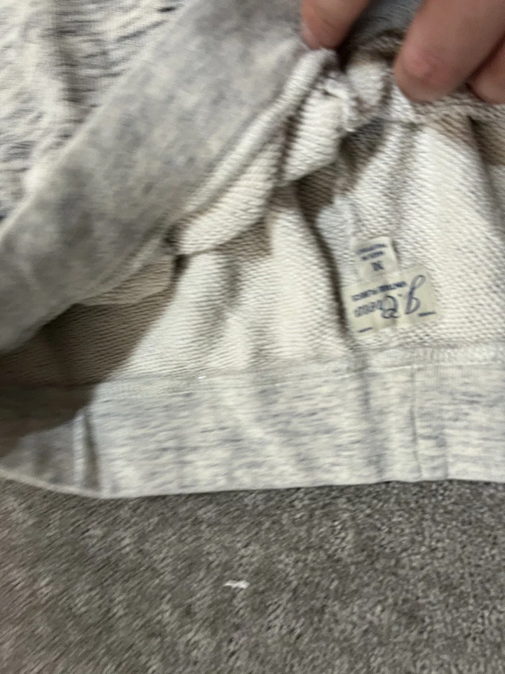 J. Joggers Crew Vintage de felpa de algodón polar talla XL moteado crema/negro AT807 Foto 3 de 4