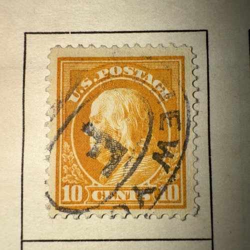 USA 1912 - 1915 POSTAGE STAMPS SMALL COLLECTION PAGE 1 - Picture 22 of 23