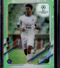 2020-21 Topps Chrome UCL - Marley Ake #56 Green Bubbles Refractor (RC)