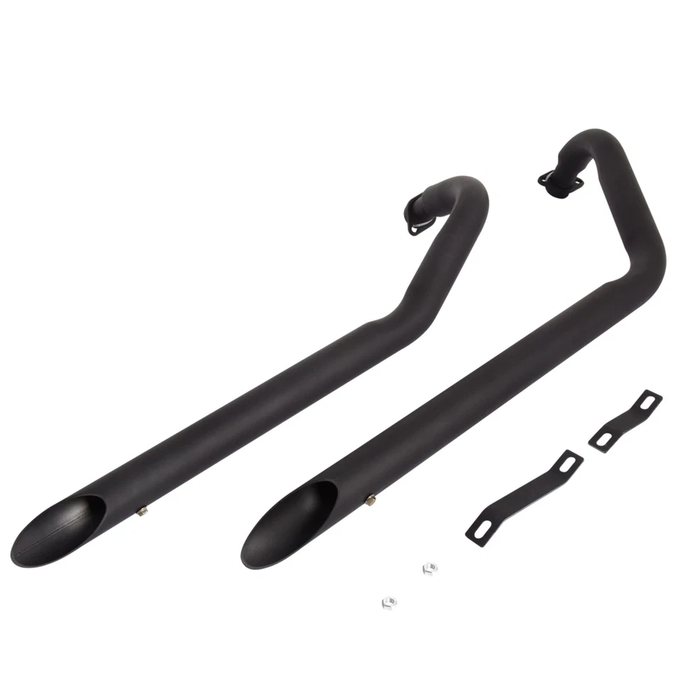 Sistema silenciador de tubo de escape completo preto para Kawasaki Vulcan 900 VN900B 2006-2024 - Imagem 2 de 4