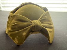 Vintage Style Handmade Olive Green Felt Hat