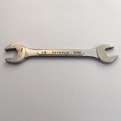 TATools  7/16'' & 1/2'' Combination Open Wrench Drop Forged Taiwan