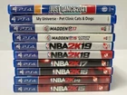 Sony Playstation 4 (Lot of 10) Games: NBA2K, Madden, Just Dance, My Universe