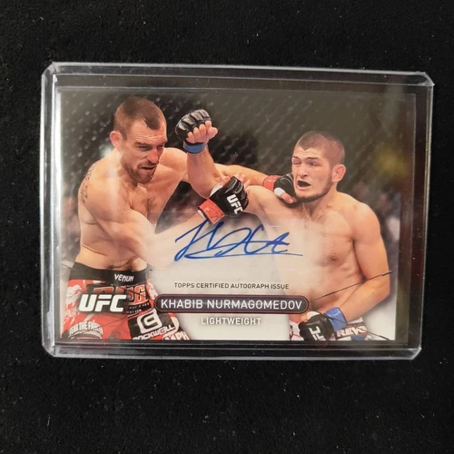 Khabib Nurmagomedov 2014 Topps Signed UFC Trading Card