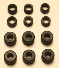 6 Rear + 6 Front Tires for Tyco 440x2  Mattel HPX2 Tyco 440 Slot Cars 12 Tires