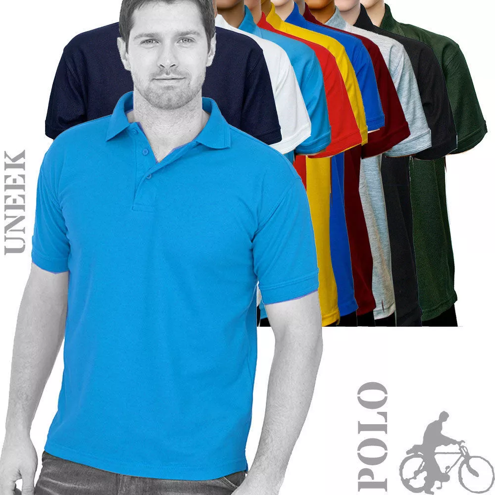 Custom logo, bespoke workware embroided embroidery polo T Shirt UC102 | eBay