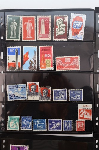 24 Page Lot Postage Stamps Germany Deutsche Democratic Republic DDR - Picture 22 of 24