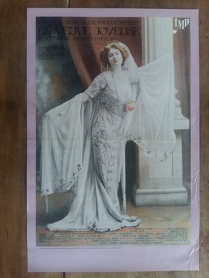 Plakat La Veuve Joyeuse Theater Des Châtelet Alfredo Arias