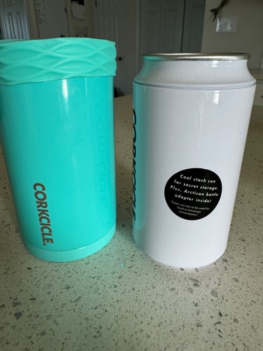 Corkcicle Slim Arctican-Turquoise - Picture 3 of 5
