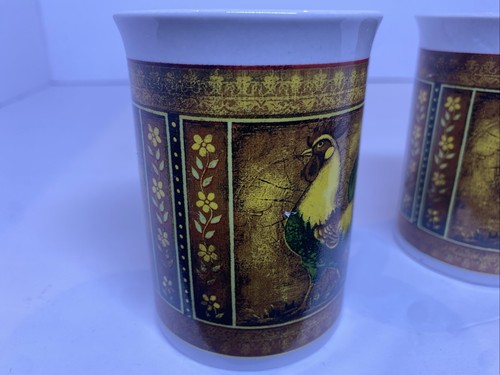 Bay Island Coffee Mug Rooster Print Rustic Chicken Cup - Picture 3 of 12