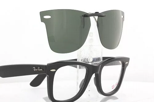 Custom Fit Polarized CLIP-ON For Ray-Ban 5121 50x22 RB5121 | eBay