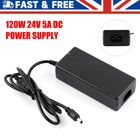 24V 5A 120W AC DC Switching Power Supply Adapter Charger Transformer, LED Strip
