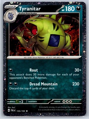 ポケモンカードゲーム xy Tyranitar Pokemon Trading Card Game Obsidian Flames Single Card Double