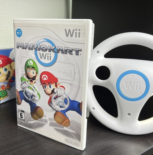 Mario Kart Wii (Nintendo Wii Game, 2008) w/ Wii Steering Wheel ~Tested & Working | eBay Mario Kart Wii (Nintendo Wii Game, 2008) w/ Wii Steering Wheel ~Tested & Working | eBay