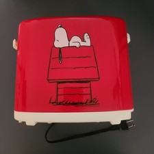 Peanuts Snoopy Hot Dog Toaster (Missing Crumb Tray)
