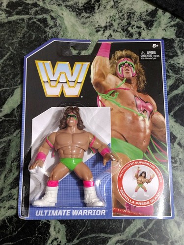 Sealed WWE Retro Ultimate Warrior Figure Mattel 20...