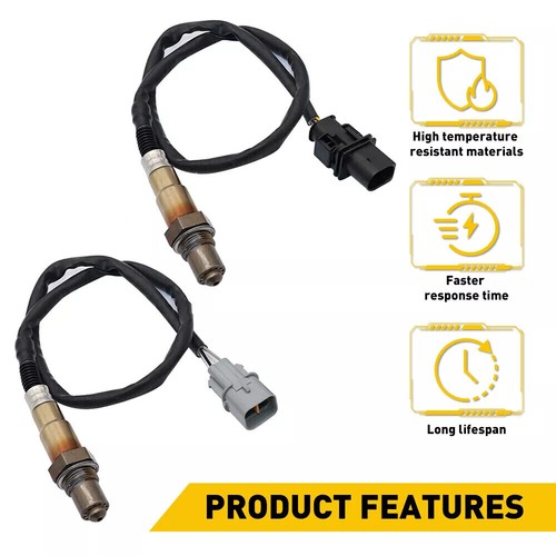 2x Oxygen Sensor For 2012-2017 Hyundai Accent Veloster Kia Rio 1.6L Front+Rear