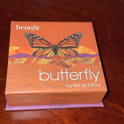 Benefit BUTTERFLY Blush Makeup Full Size 0.21oz 6g MSRP$31 Sealed Authentic NEW