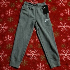 BRAND NEW KIDS NIKE SPORTSWEAR CLUB JOGGER SZ 7 CARBON HEATHER 86B252-GEH