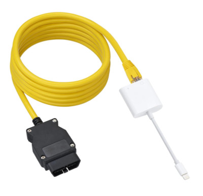 Lightning To Ethernet2 In 1 Phone To Obd2enet Rj45 Cable Ethernet Connector Tool