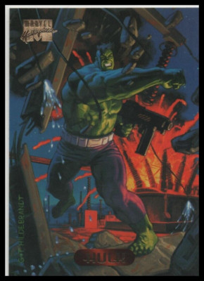 1994 Fleer Marvel Masterpieces Hildebrandt Brothers  #50 - Hulk