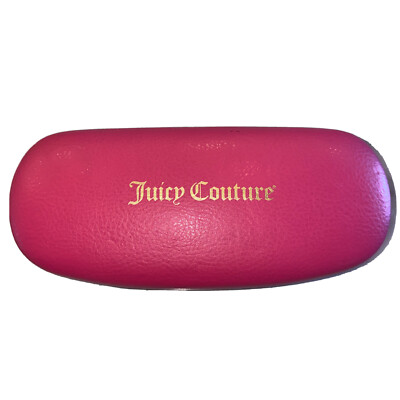 Juicy Couture Sunglasses Case Clam Shell Pink With Gold | eBay display picture 2