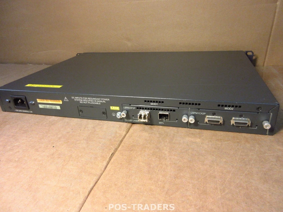 H3C A5500-24G EI 24 Port Gigabit Switch JD377A INCL LSPM2SP2P + LSPM1CX2P MODULE - Image 2 of 3