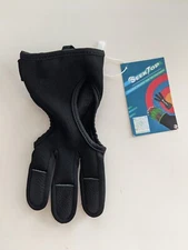 Archery Gloves Shooting Hunting Leather 3 Finger Protector For Men Women, 1 pack