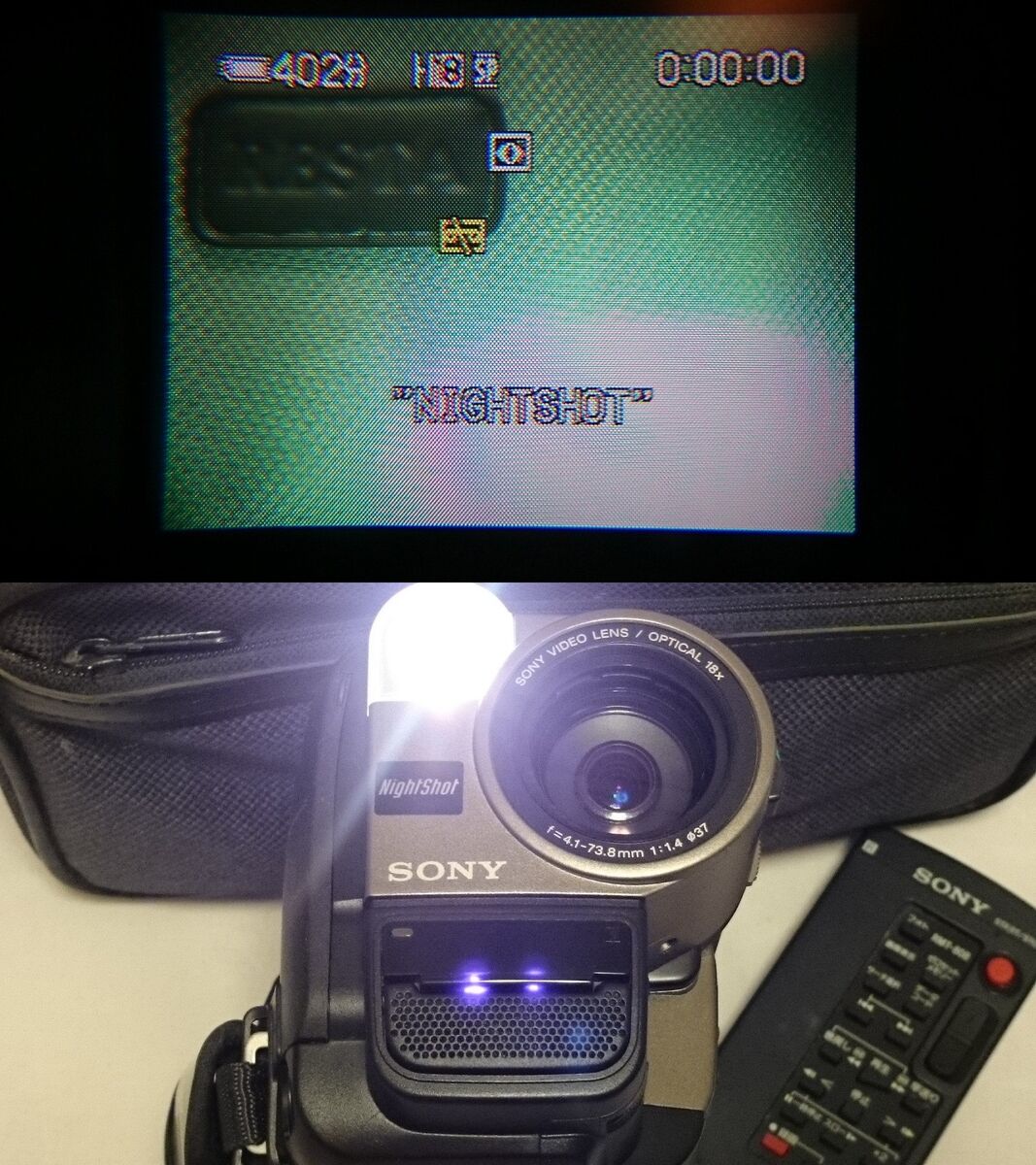 Sony Ccd-Tr290Pk 8Mm Video Camera 8Mm Video Player Videohi8 Sony Ccd-Tr290Pk 8Mm Video Camera 8Mm Video Player Videohi8