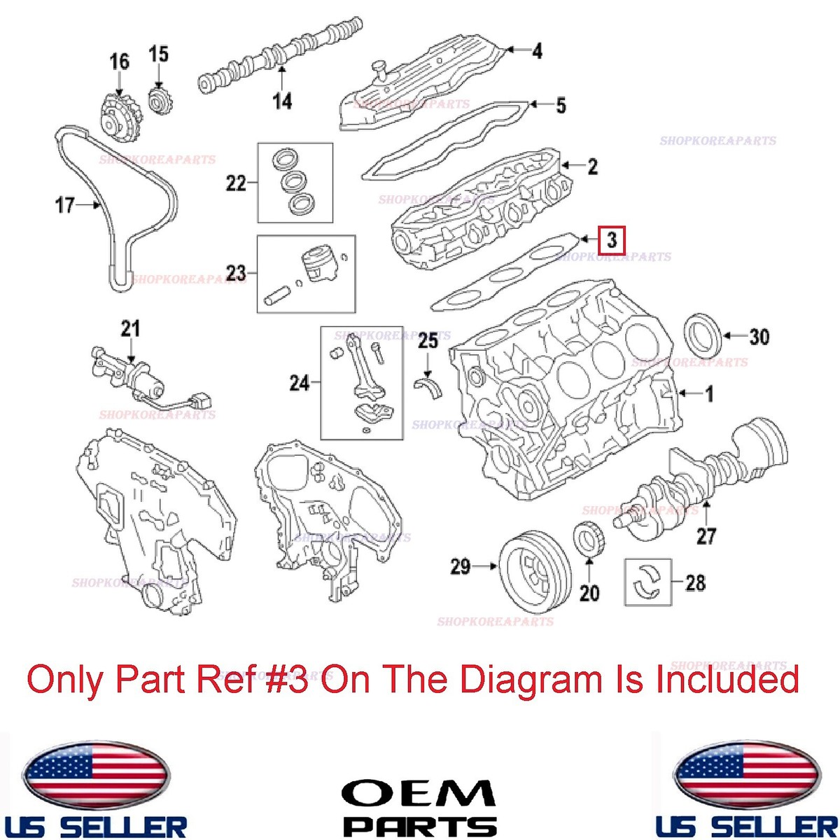 Genuine Engine Cylinder Head Gasket RIGHT+LEFT OEM Nissan Infiniti