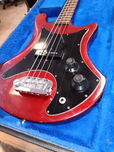1978 GUILD B-301 BASS W/Original HS Case A Real Road Warrior R&Roll Weathered - Picture 12 of 12
