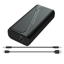 Grounding Noise Isolator 3.5mm Port for Car Sound and Home Stereo System Black