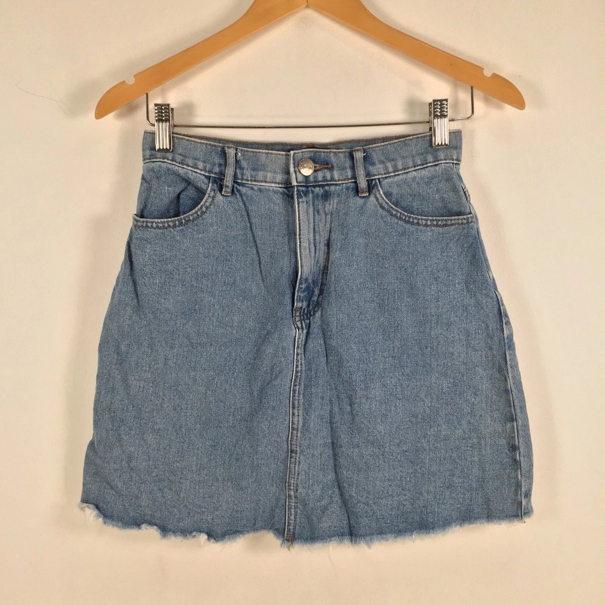 Size 8 denim best sale skirt