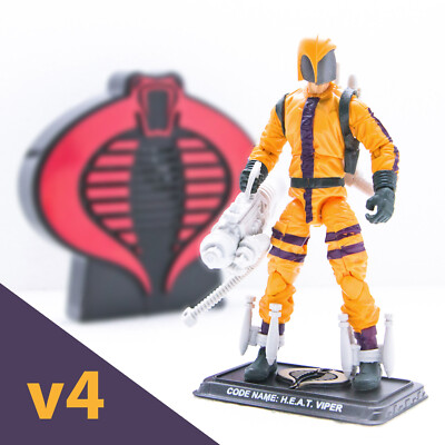 2014 Hasbro G.I. Joe 50th Anniversary H.E.A.T. VIPER v4 Figure | Heated Battle