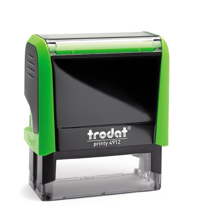 Trodat Printy 4912 - Stempel Selbstfärber - 47x18mm - bis 5 Zeilen - inkl. Logo