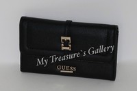 Guess Alana Slg Slim Small Wallet Checkbook Clutch Black Guess Alana Slg Slim Small Wallet Checkbook Clutch Black