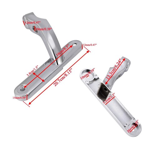 2x Soporte de luz antiniebla de punto de señal de giro para Harley Electra Street Glide FLHX FLHR - Imagen 6 de 11