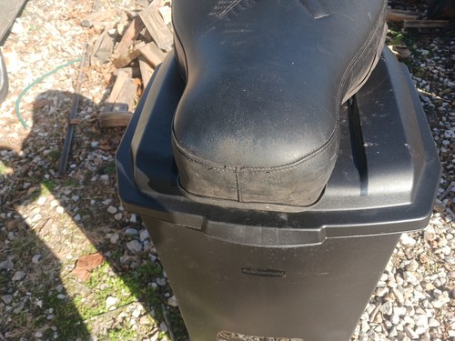 Harley Davidson Black Buddy Seat with Panhead Shovelhead - Picture 4 of 12